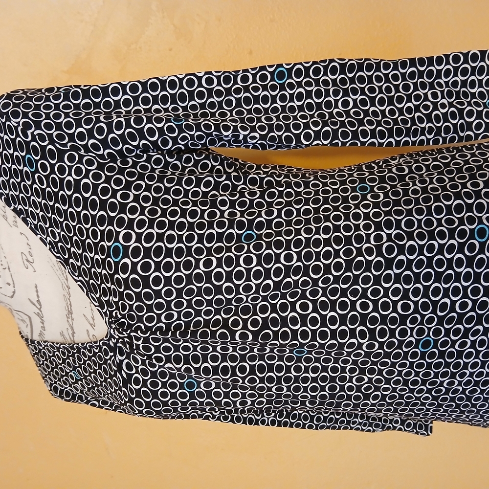 Black and White Polka Dot Blouse